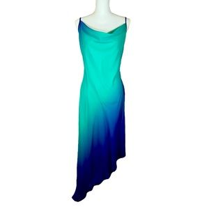 Women's BEBE ombre spaghetti strap slip dress size Medium NWT